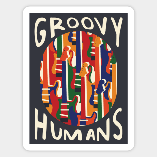 Groovy Humans (Summer Vers.) Sticker